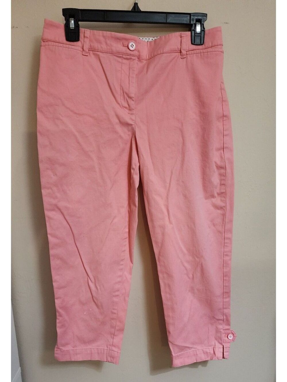 Talbots Perfect Crop Pink Pants Size 8P